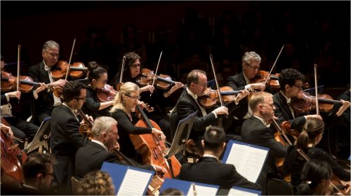 String musicians performing