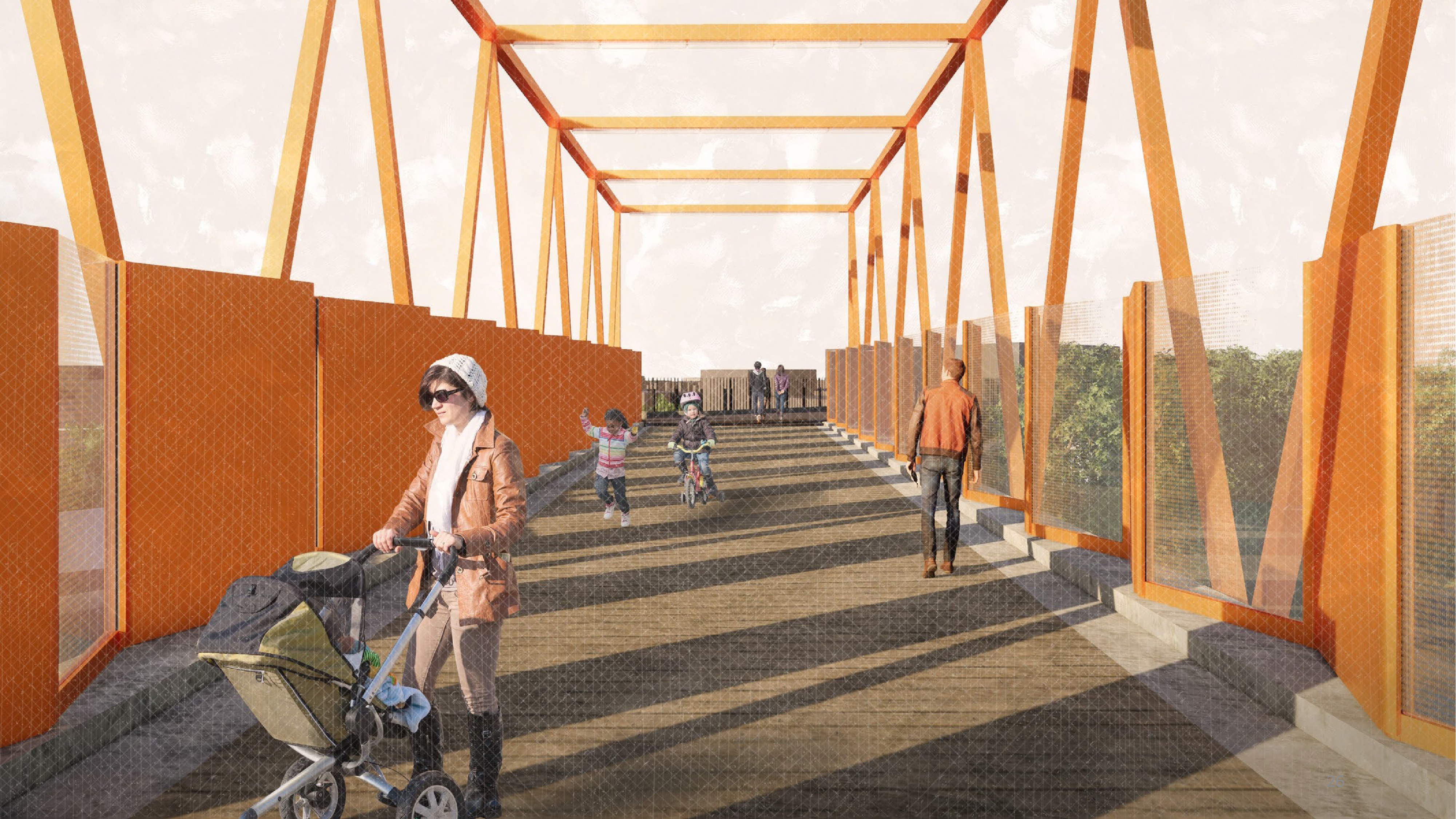 Rendering of the Barrie Rail Corridor Bridge (2 of 2)