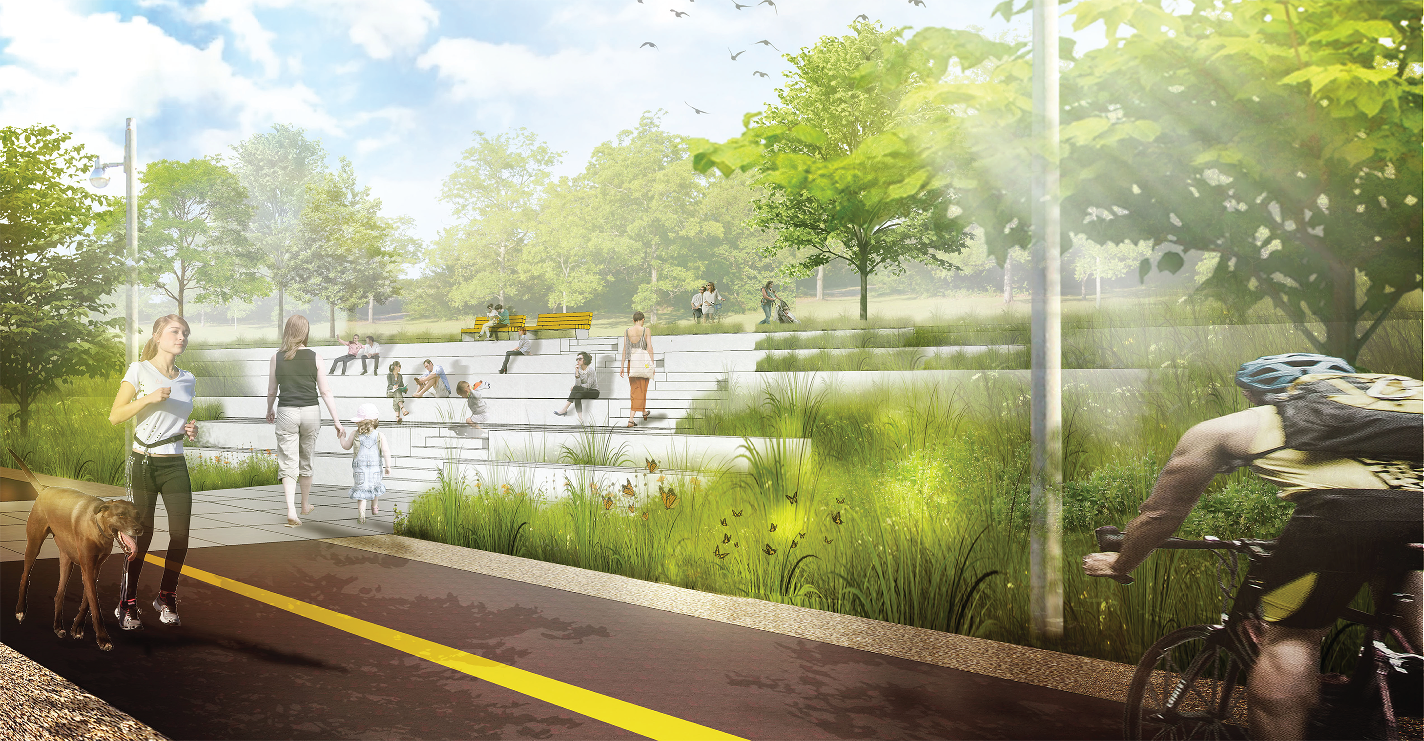 Rendering of the Dundas Street West Community Connection Point