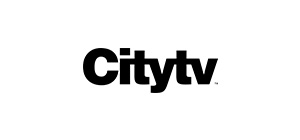 Citytv logo in black and white