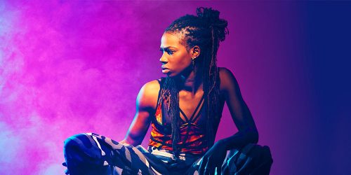 Portrait of a hip hop artist Haviah Mighty