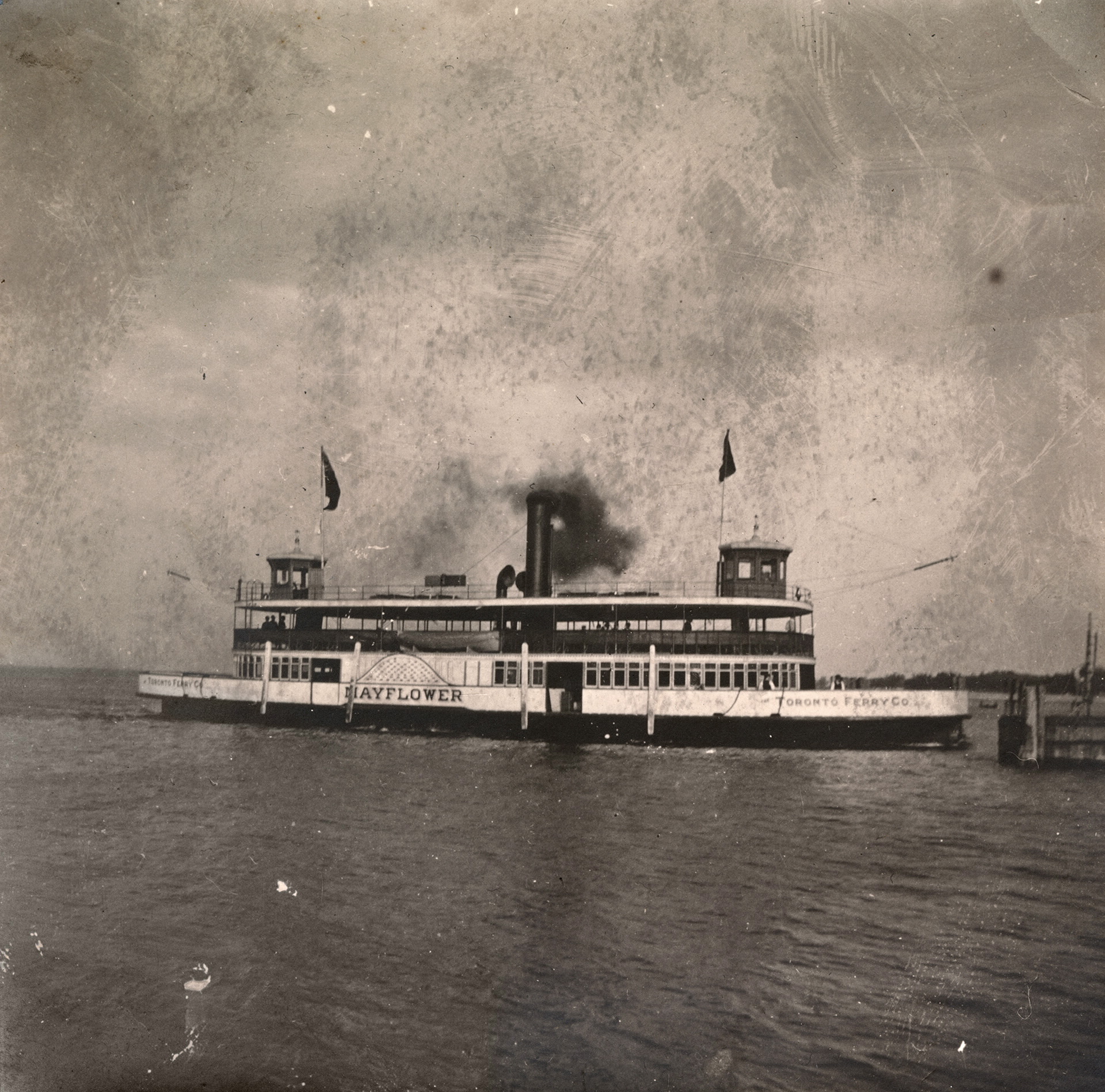 The Mayflower island ferry in the 1890s