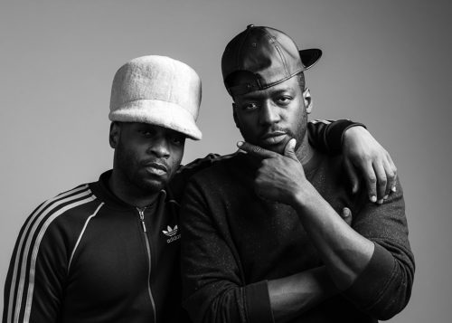 Black and white portrait of Odario and Ofield Williams