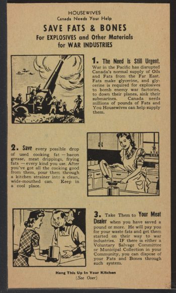 Wartime information brochure