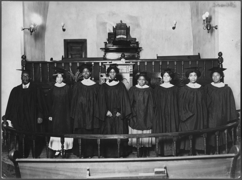 Photograph of church choir