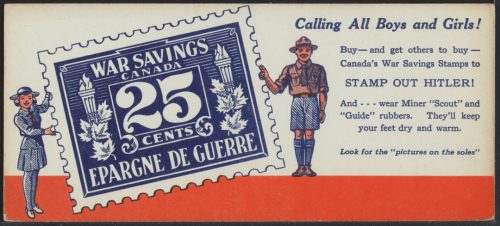 War Savings blotting card