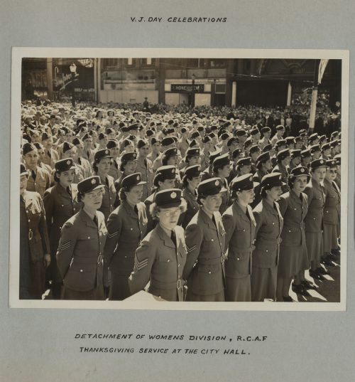 RCAF Women's Division parade