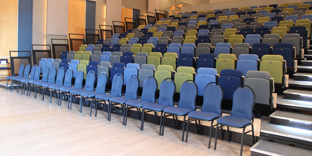 Interior shot of the Assembly Hall meeting room