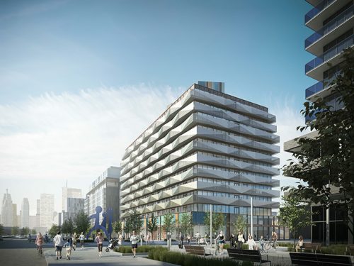 Rendering for proposed Tier 2 Project Profile for 460 Front Street East