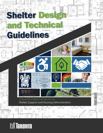 Front cover of the Shelter Design and Technical Guidelines document