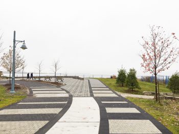Humber Bay shore trail, view towards Humber Bay