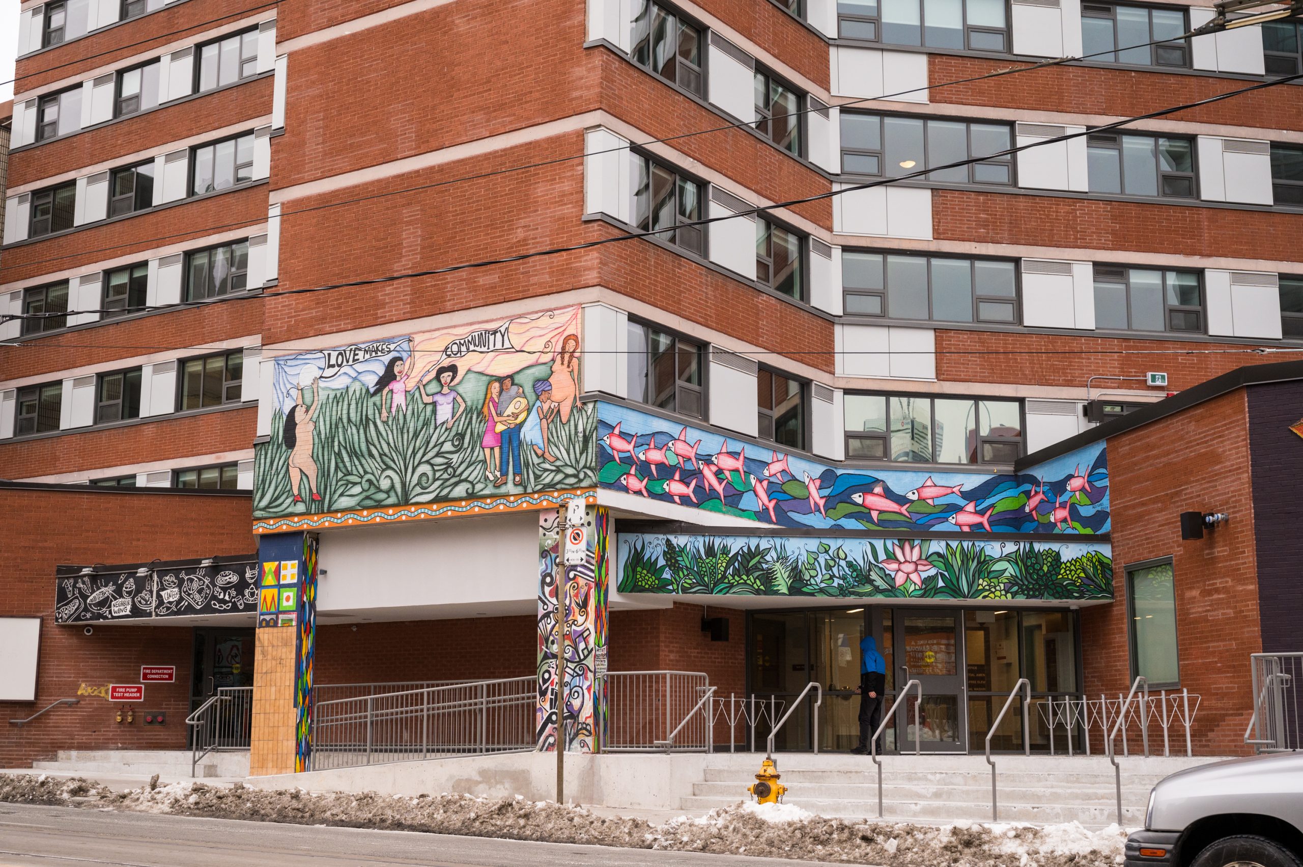 Mural on outside of 389 Church St.