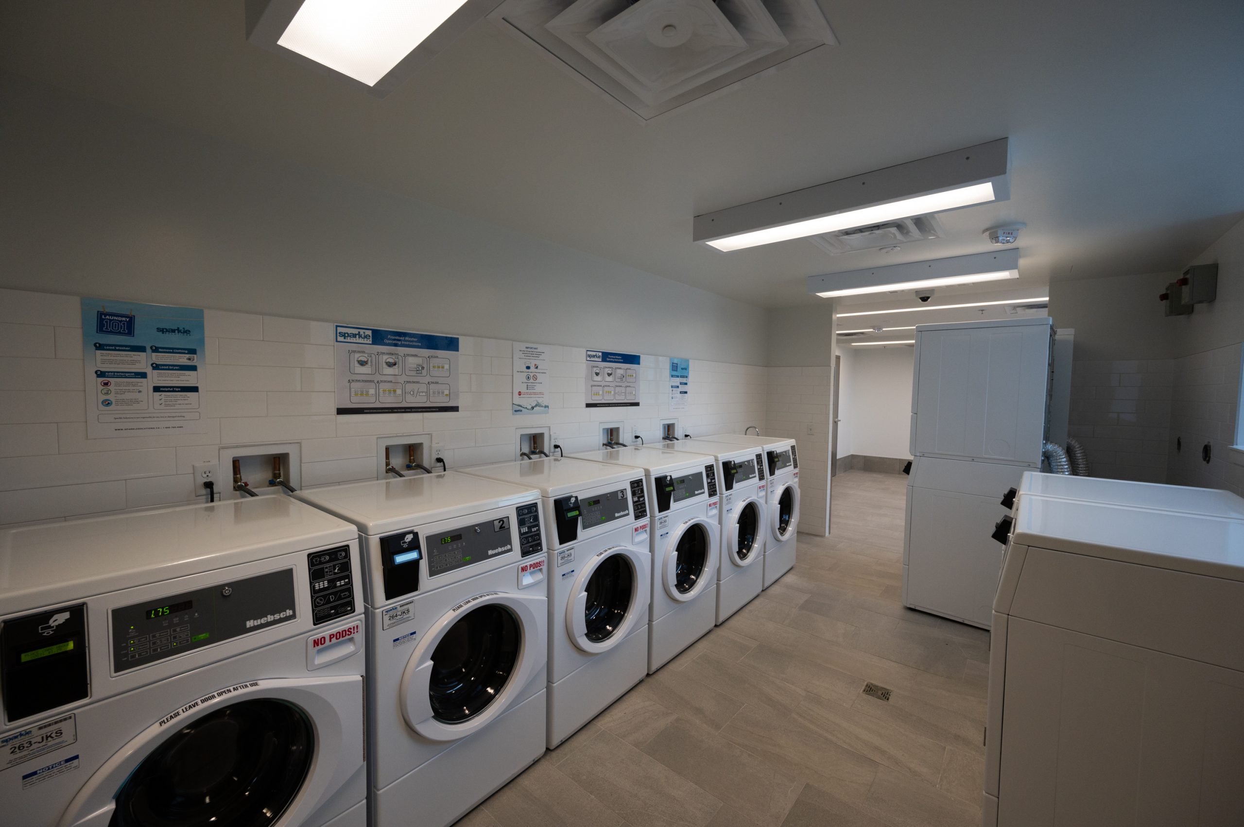 Washing machines in 389 Church St. Laundry Room