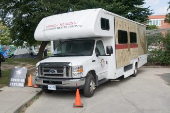 Photo of Anishnawbe Health Team Mobile Healing Bus