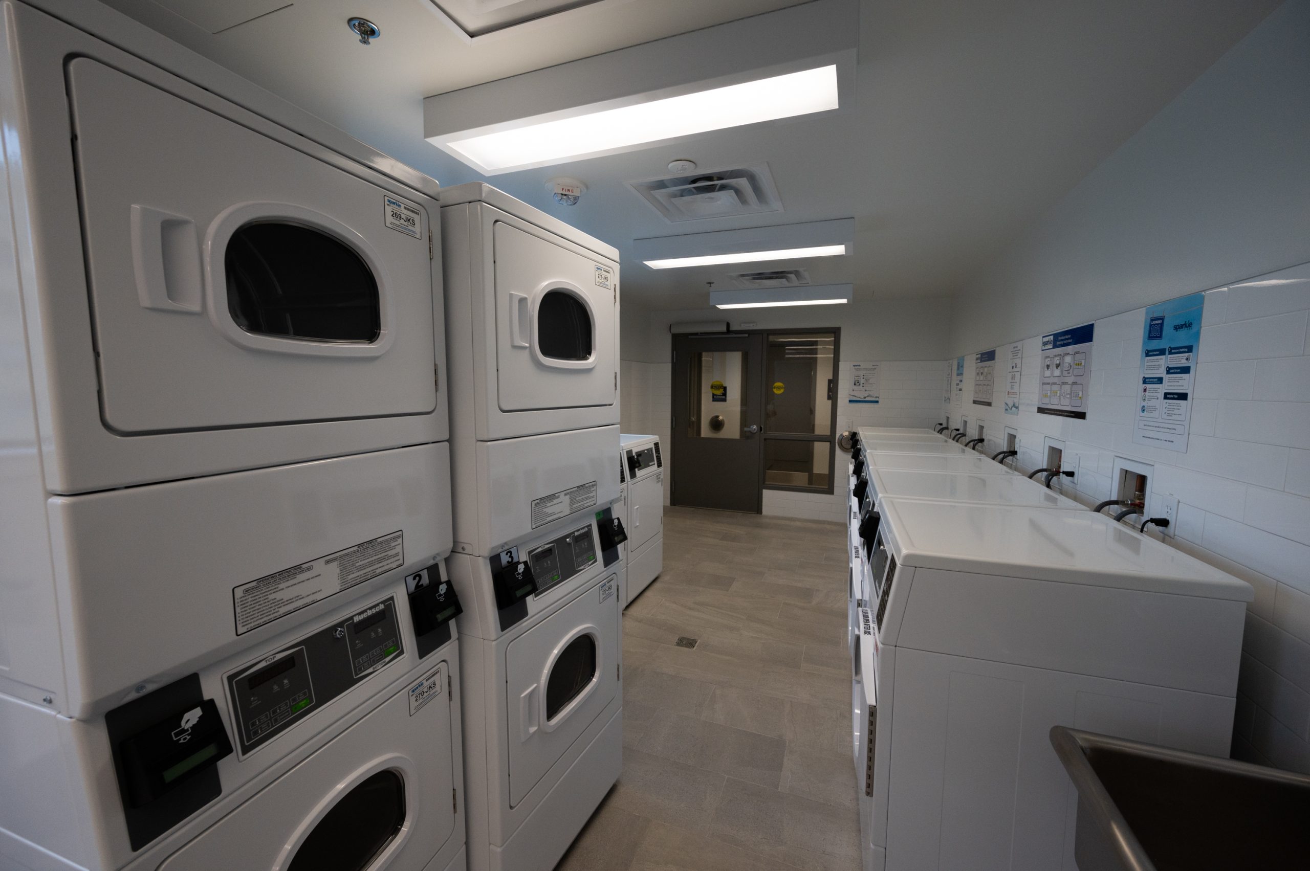 Dryers in laundry room of 389 Church St.