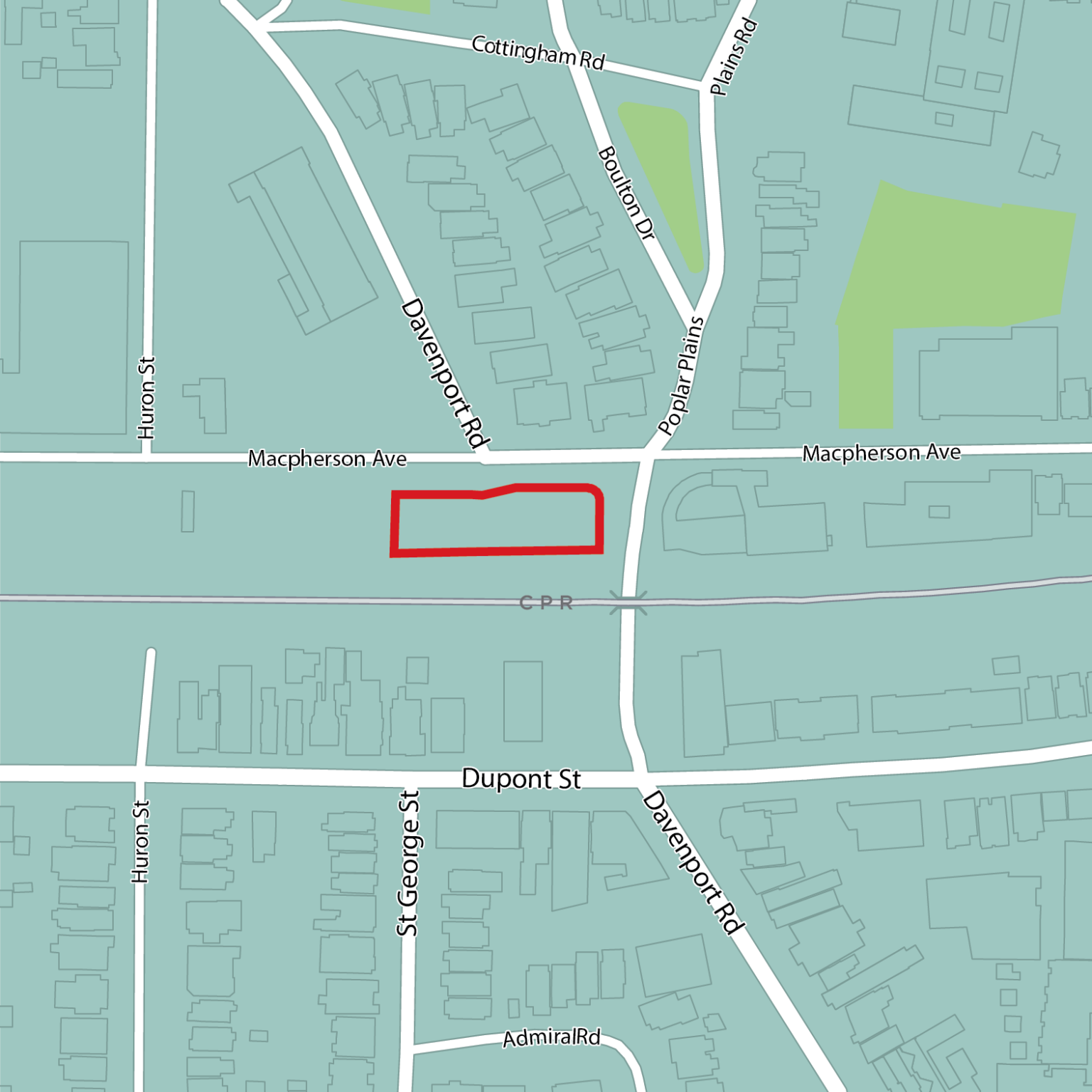 New Park at Macpherson Avenue City of Toronto