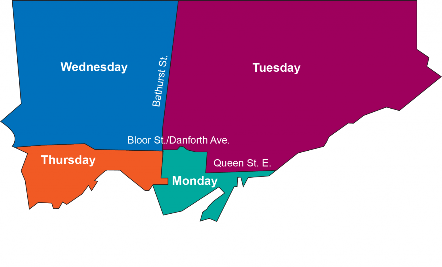 2025 Curbside Collection Maps & Schedules City of Toronto