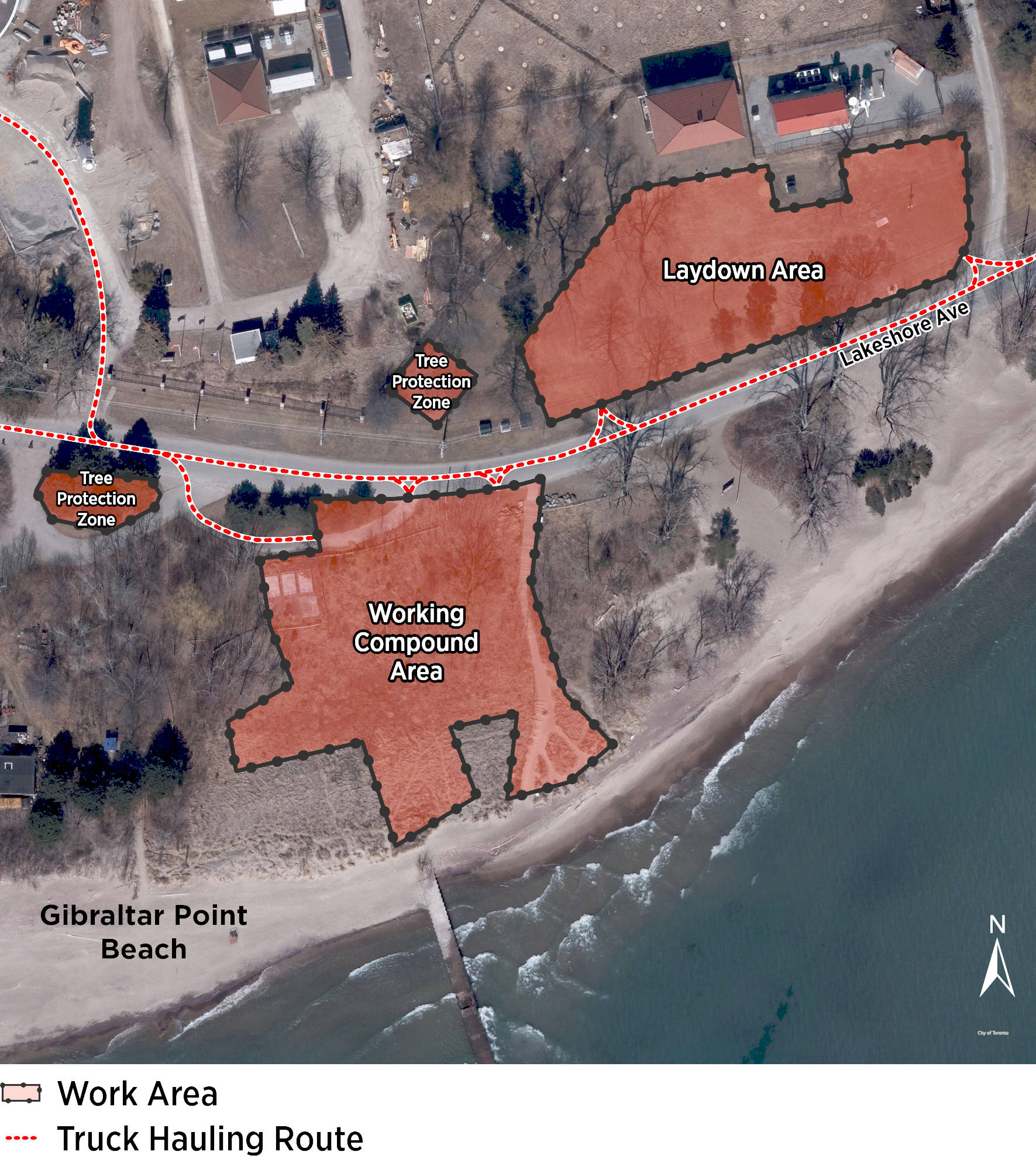 Island Park Enwave Construction Map