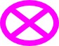 Pink circle icon