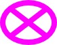 Pink circle icon