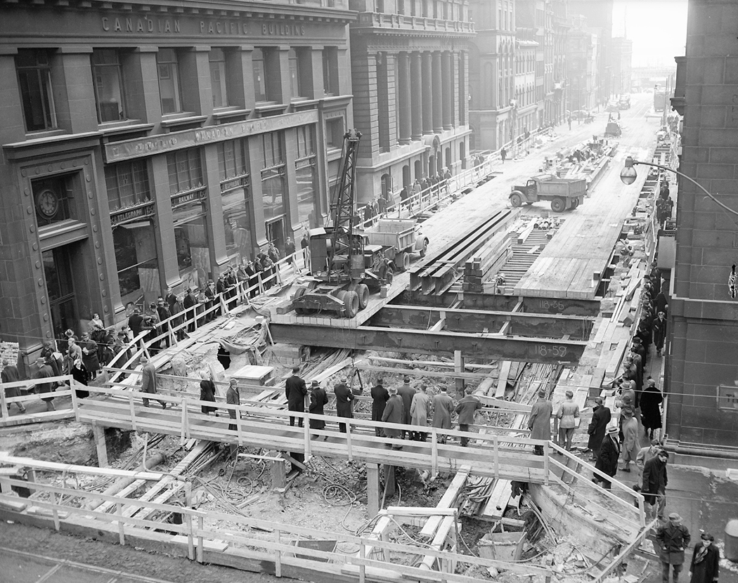 Canada’s First Subway – Construction Begins – City of Toronto
