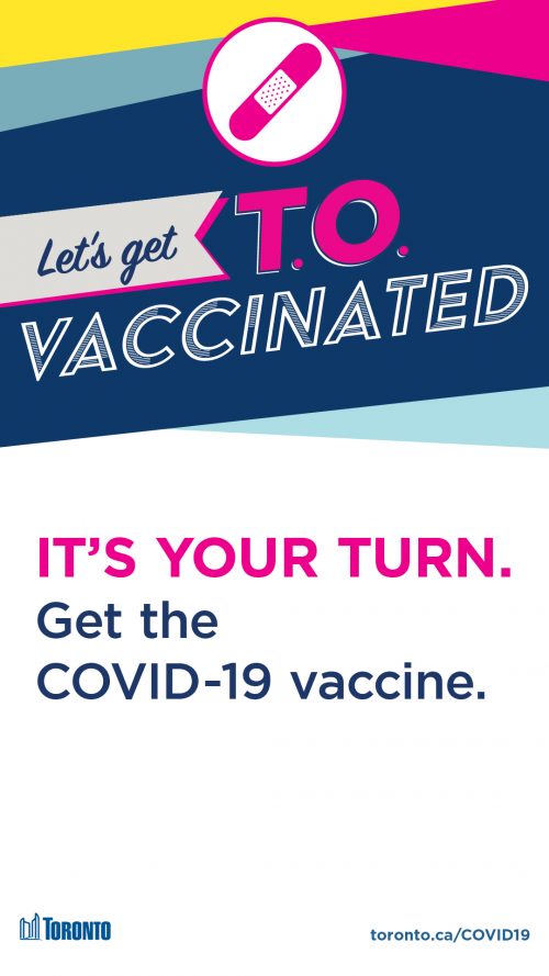Let's get T.O. vaccinated, it's your turn. Get the COVID-19 vaccine.