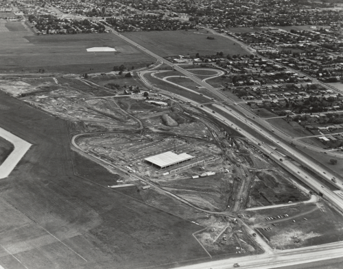 Excavation of entire site and starting of construction of carhouse