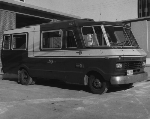 A large van painted with the TTC loco and colours.