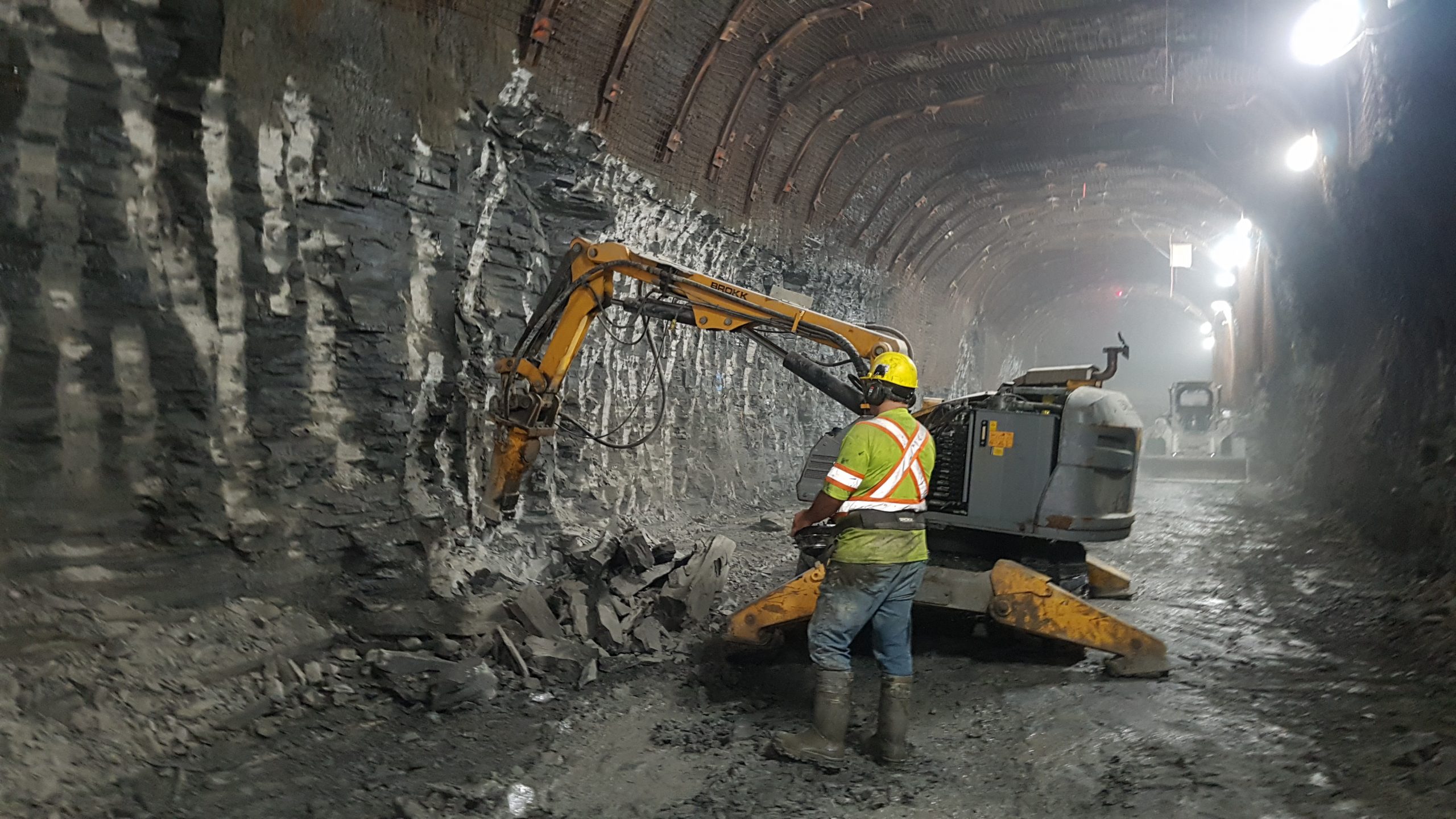 Coxwell Bypass Tunnel project construction Aug 2019