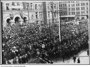 Image of the first Armistice Day in 1920