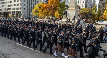 Image of the Canadian Armed Forces parade