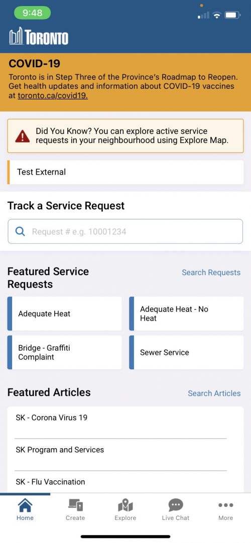Track your request