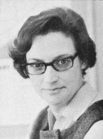 Close up portrait of woman in glasses