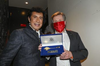 Image of Andy Kim with Mayor Tory