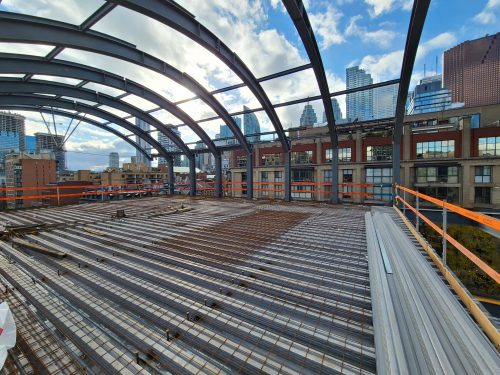 View of the North St. Lawrence Market's level 5 from the west side.