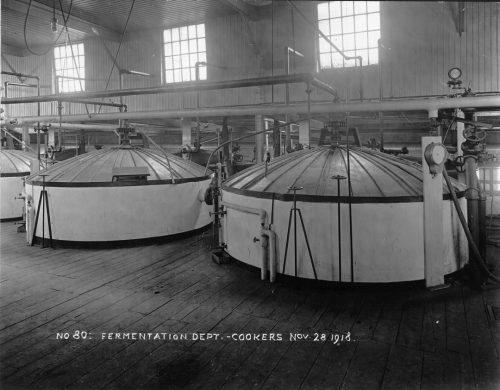 Photograph of distillery interior