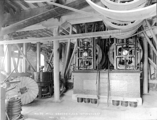 Photograph of machinery in distillery