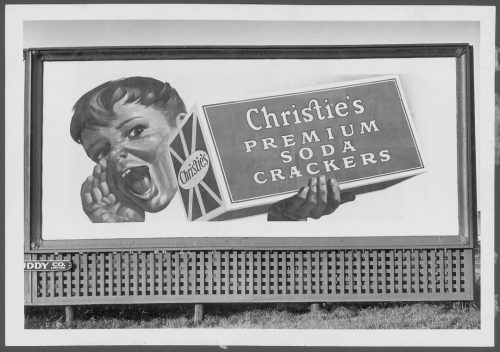 Photograph of advertising billboard