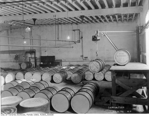 Photograph of distillery interior