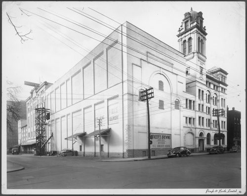 Photograph of brewery building