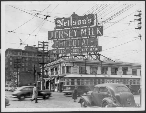 Photograph of advertising billboard