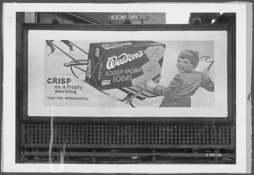 Photograph of advertising billboard