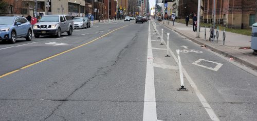 Image of existing road conditions on Bloor Street West. Please contact Paul Martin for more information at paul.martin@toronto.ca