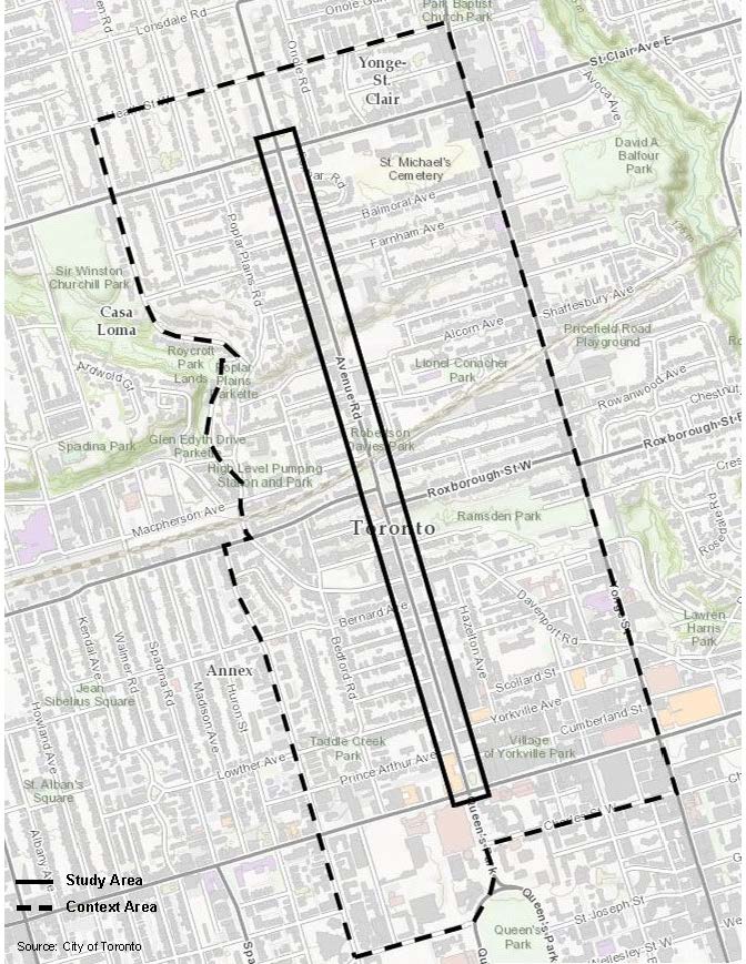 Avenue Road Study City of Toronto