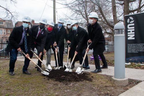 Image from ground breaking ceremony at 150 Dunn Avenue