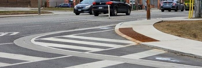 Dundas and Carroll after the installation of a truck apron