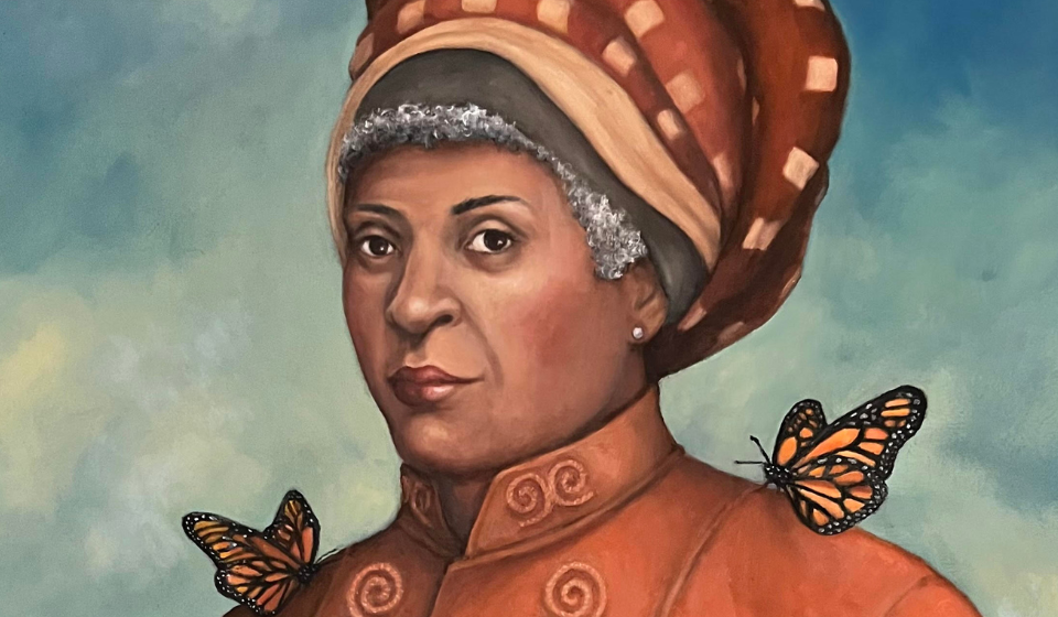 Painted portrait of Louisa Pipkin