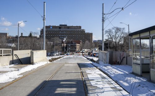 Image of the King Street West, The Queensway, Queen Street West and Roncesvalles Avenue Construction. Please contact Mark De Miglio at kqqr@toronto.ca or 416 392 3074