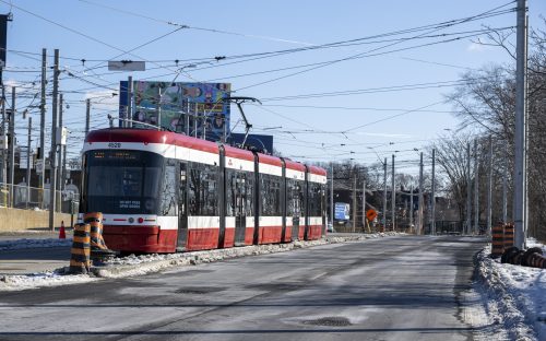 Image of the King Street West, The Queensway, Queen Street West and Roncesvalles Avenue Construction. Please contact Mark De Miglio at kqqr@toronto.ca or 416 392 3074