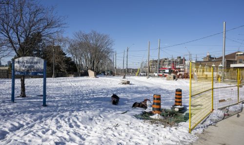 Image of the King Street West, The Queensway, Queen Street West and Roncesvalles Avenue Construction. Please contact Mark De Miglio at kqqr@toronto.ca or 416 392 3074